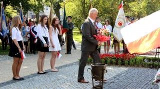 76.rocznica wybuchu II wojny światowej - uroczystości pod pomnikiem Orła Białego