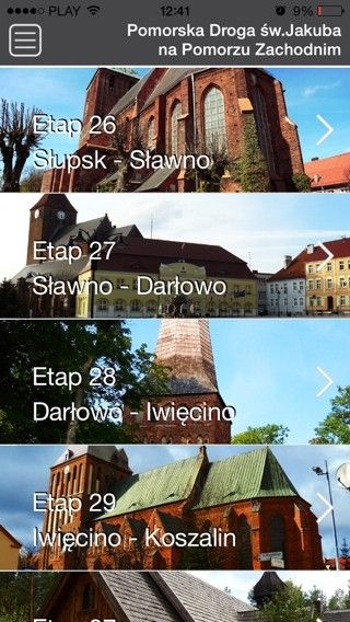 Aplikacja mobilna drogi Jakubowej