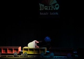 Spektakl "Lokomotywa" teatru lalek Marko