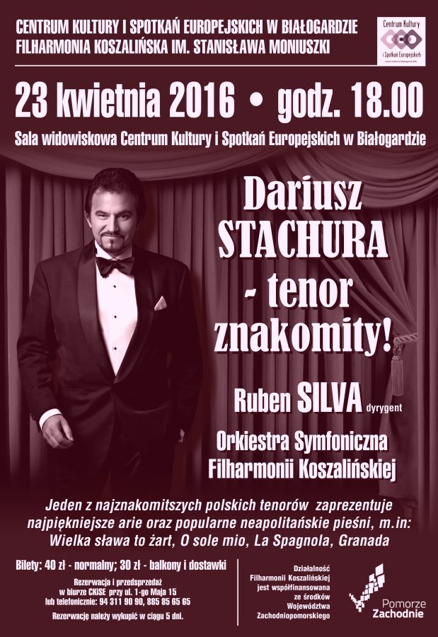 Zobacz: Dariusz Stachura - tenor znakomity