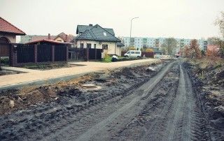 Budowa ulicy Krzywoustego