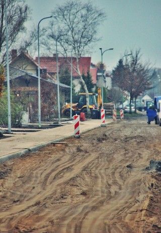 Budowa ulicy Krzywoustego