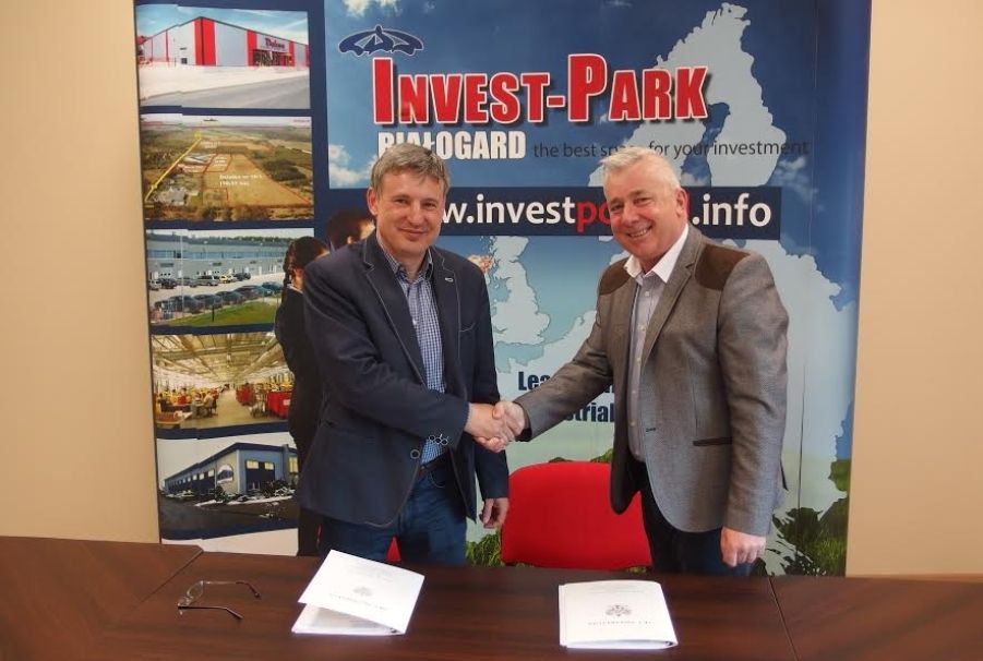 Zobacz: 15 maja Robert Madejski, prezes Invest-Parku i Janusz Karpowicz, prezes Stok Emballering Poland podpisali umowę