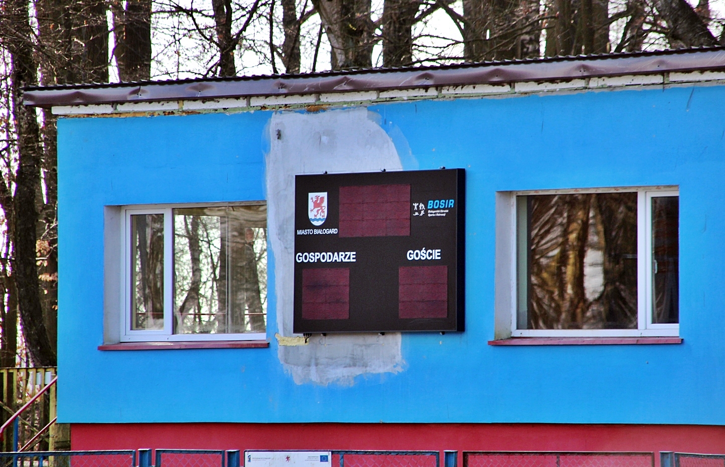 Nowa tablica świetlna na Stadionie Miejskim w Białogardzie