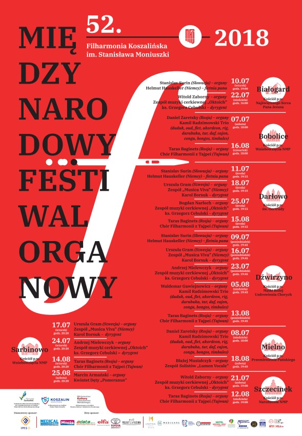 Festiwal organowy AD 2018