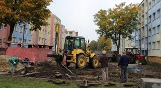 Przebudowa skwerów zielonych w rejonie ulic Chopina i Nowowiejskiego