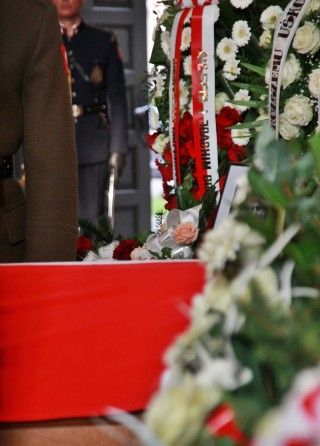 Pogrzeb Stefana Strzałkowskiego, burmistrza Białogardu w latach 2002-2009