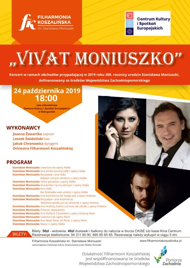 Zobacz: Koncert Filharmonii Koszalińskiej pt. VIVAT MONIUSZKO